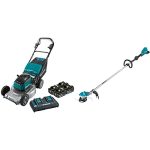 Makita XML09PT1 36V (18V X2) LXT Brushless 21" Self-Propelled Commercial Lawn Mower Kit with 4 Batteries (5.0Ah)